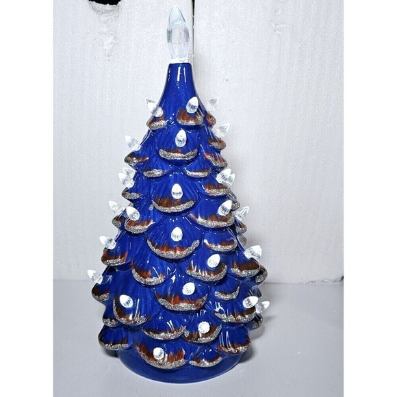 Santas Workshop Collegiate Ceramic Tree ~ U Of Florida Gators ~ 14” - RARE Mint - Picture 6 of 8